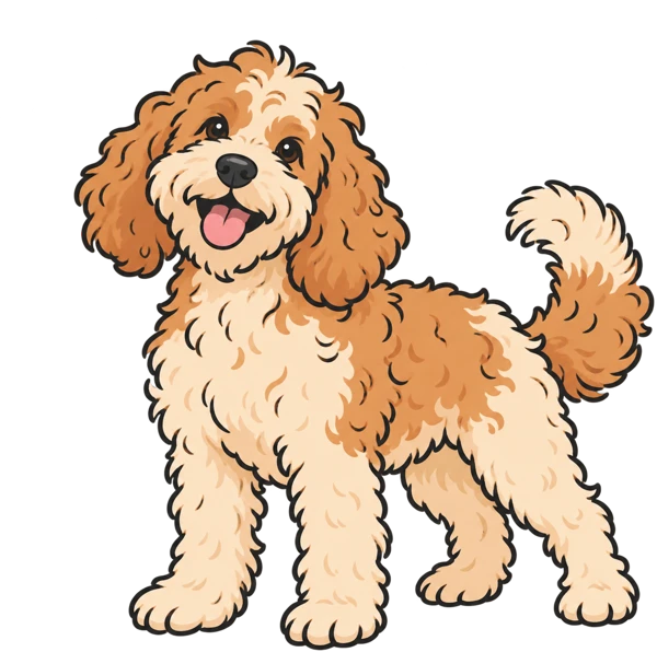 Cockapoo illustration