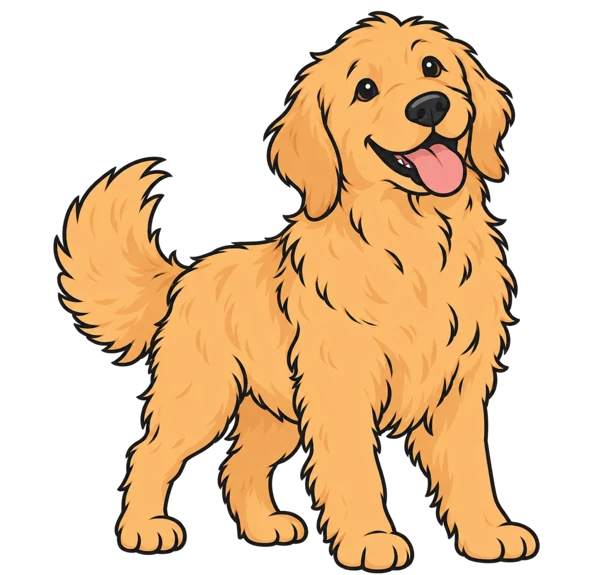 Golden Retriever illustration